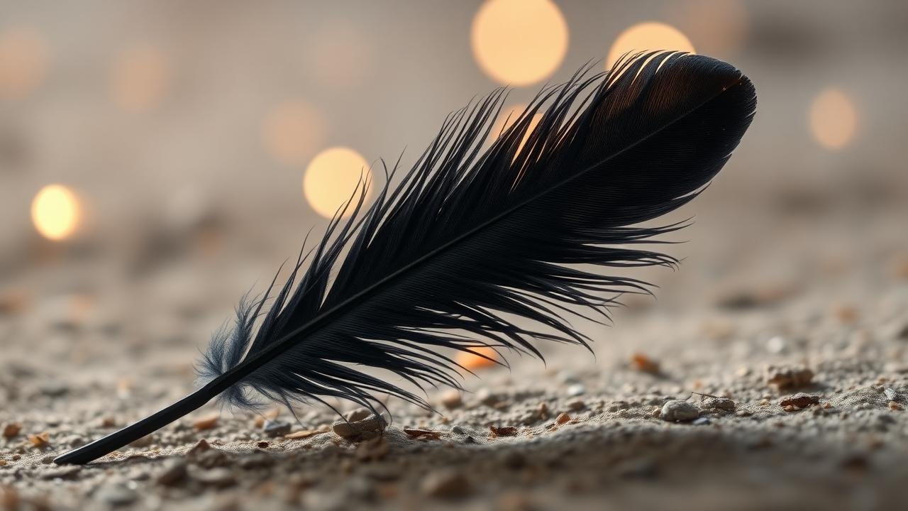 Plume noire signification : guide complet du symbolisme et des messages